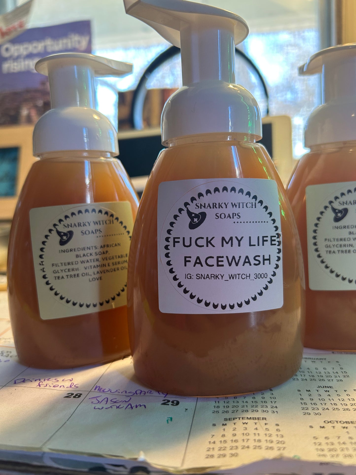 FUCK MY LIFE         FOAMING FACE WASH